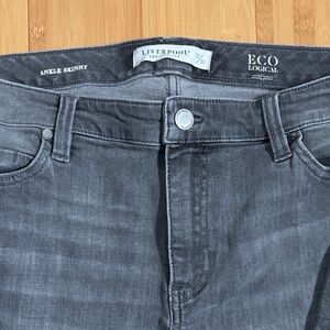 Liverpool Charcoal Ankle Skinny Jeans